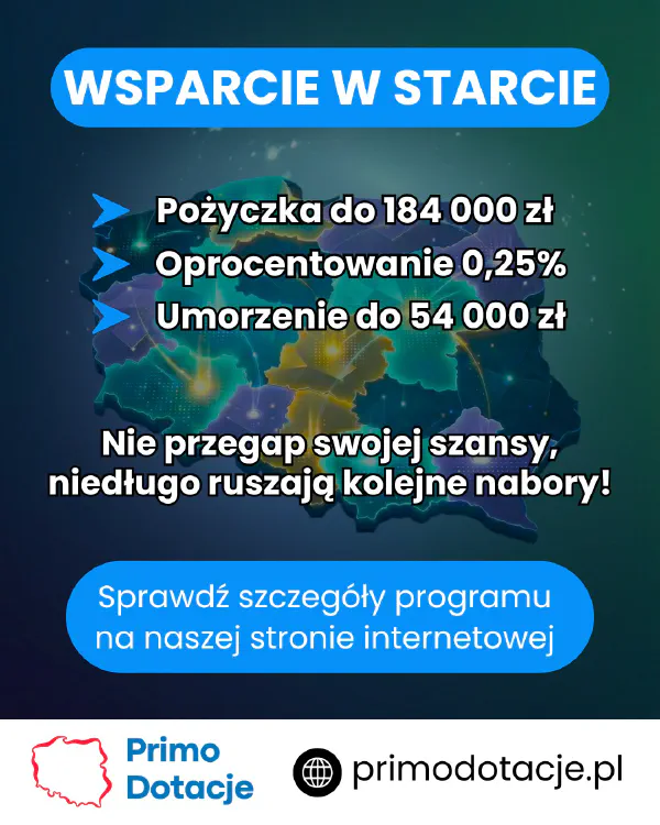 Post z Instagrama @primo.dotacje