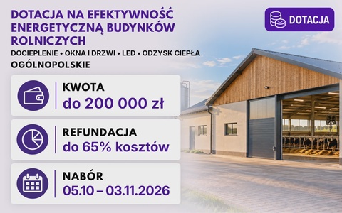 Efektywność energetyczna budynków gospodarstw rolnych