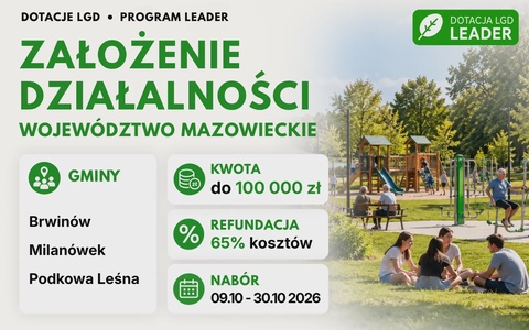LGD Założenie działalności (Mazowieckie)