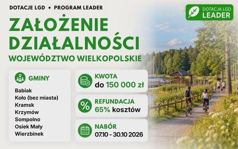 LGD Założenie działalności (Wielkopolskie)