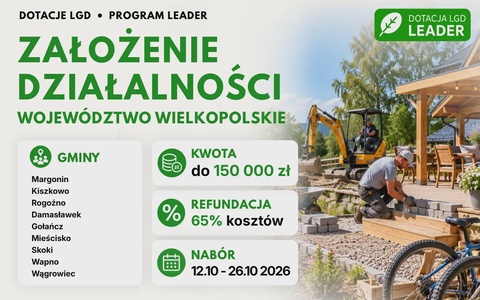 LGD Założenie działalności (Wielkopolskie)