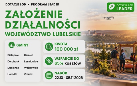 LGD Założenie działalności (Lubelskie)