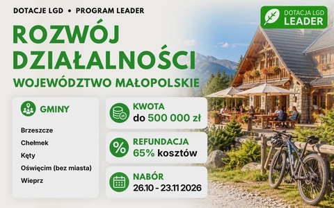LGD Rozwój działalności (Małopolskie)