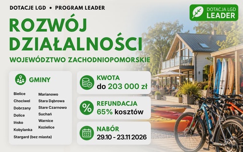 LGD Rozwój działalności (Zachodniopomorskie)
