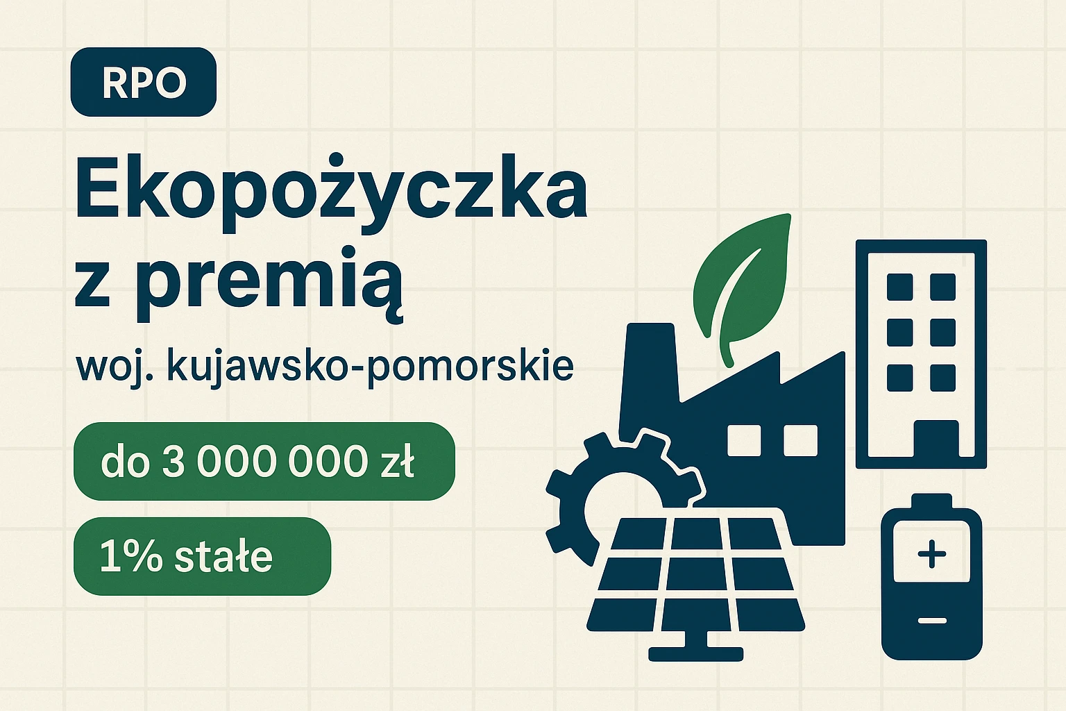 Ekopożyczka z premią (Kujawsko-Pomorskie)