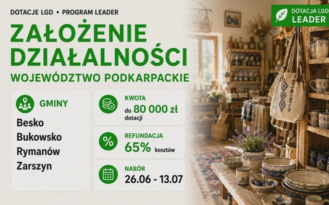 LGD Założenie działalności (Podkarpackie)